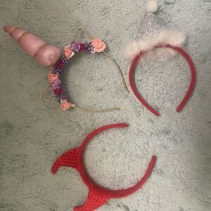 Kids Magical Headband Set - unicorn, Santa, horns